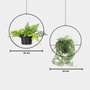 Aberto Design Jardinera de Metal Negra
